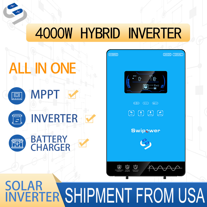 Drone Solar Charger - CNSWIPOWER 4500VA Hybride Solar Inverter 24V