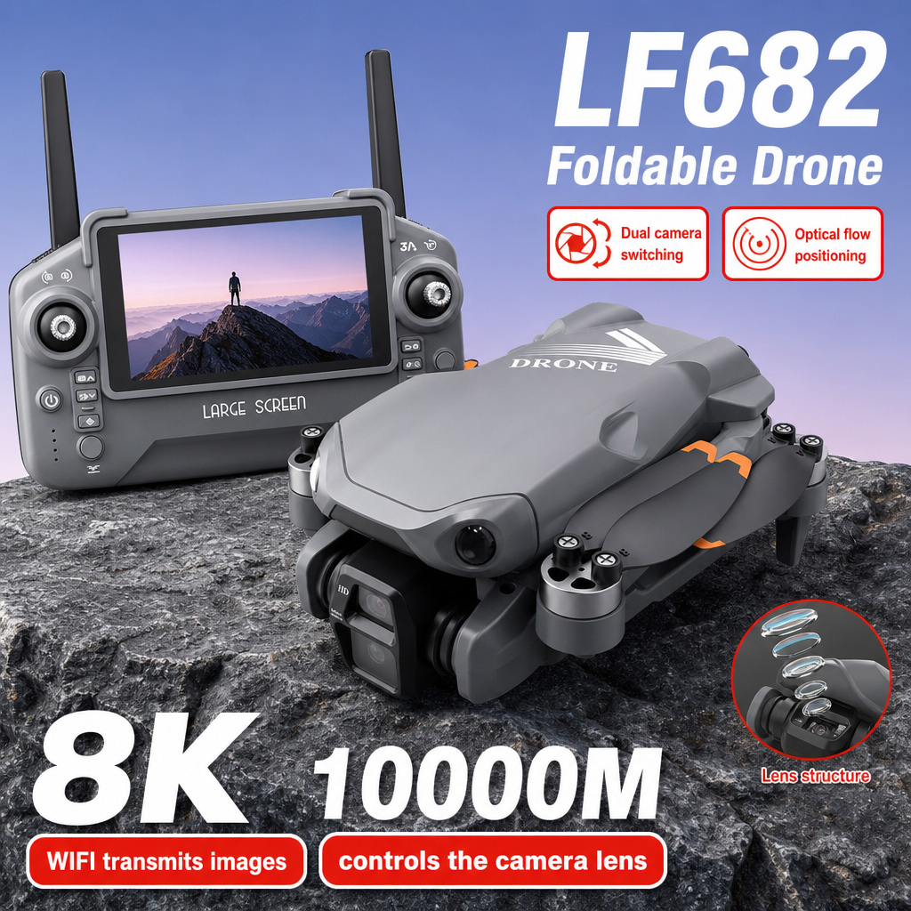 Drone Power Bank - Luchtfoto LF682 Drone 8K HD Dubbele