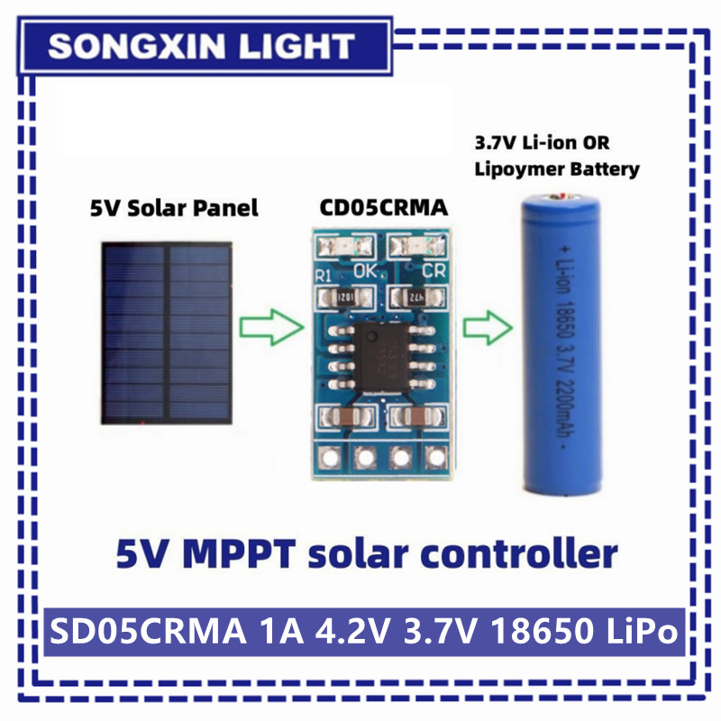 Drone Solar Charger - MPPT Solar Laadregelaar 1A 4.2 V