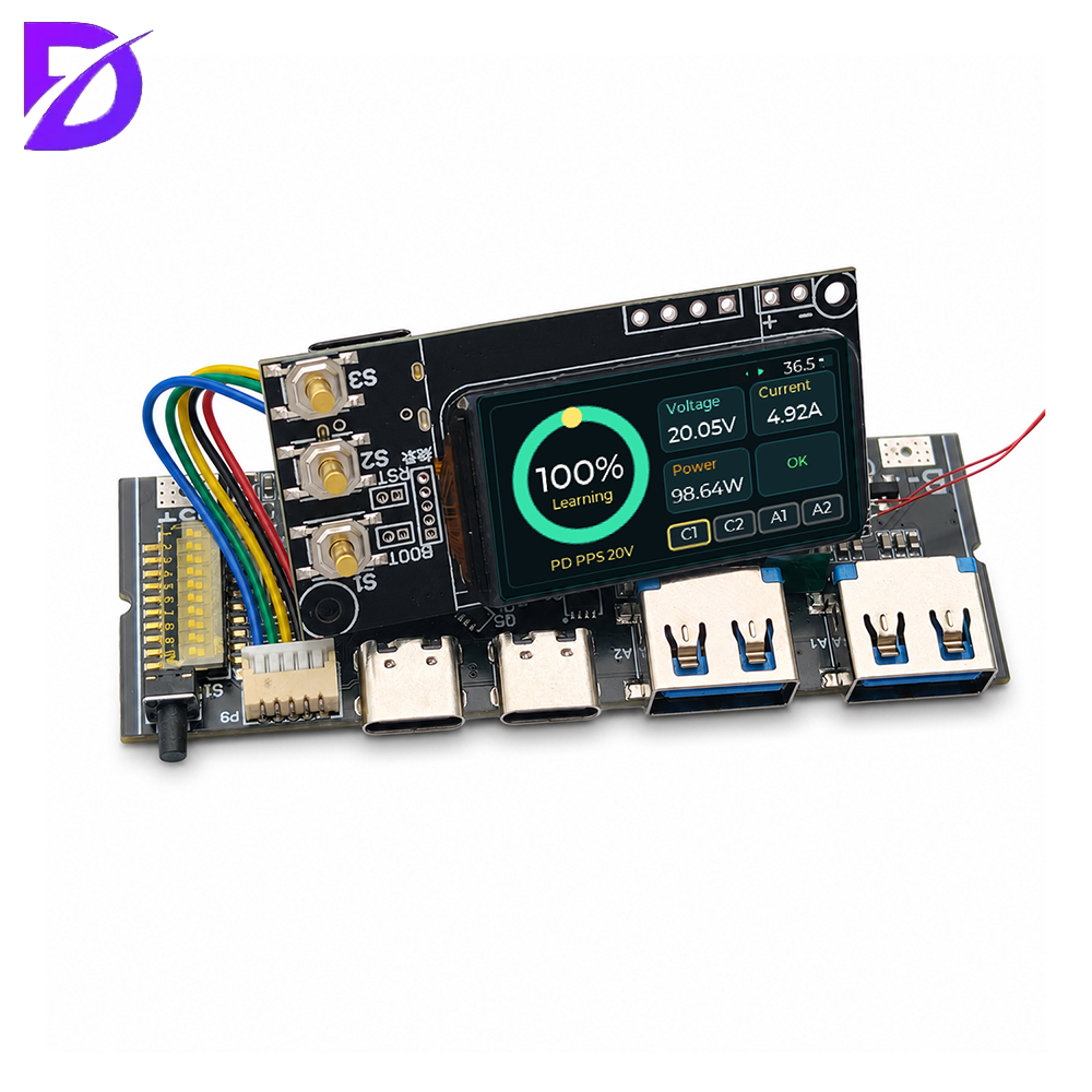 Drone Solar Charger - 100W PD DIY Powerbank Module met