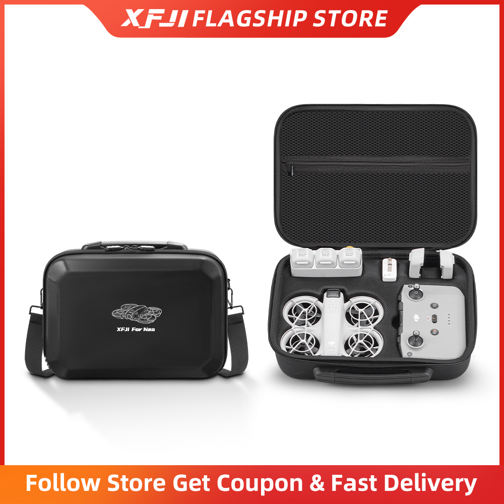 Drone Hard Shell Case - XFJI Draagtas compatibel met DJI NEO