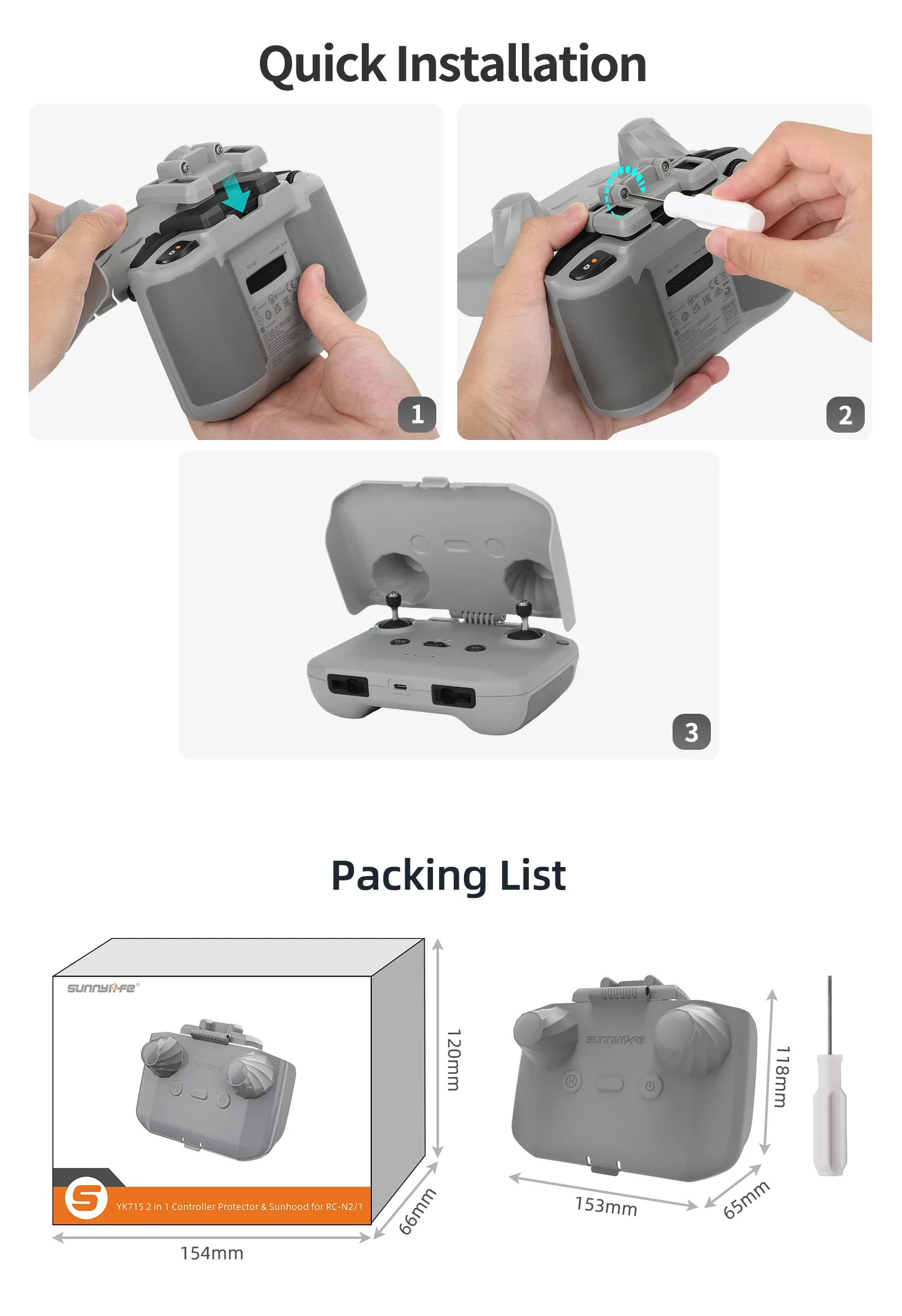 2 in 1 Controller Protector Zo - Drone Control Stick recensie en prijs