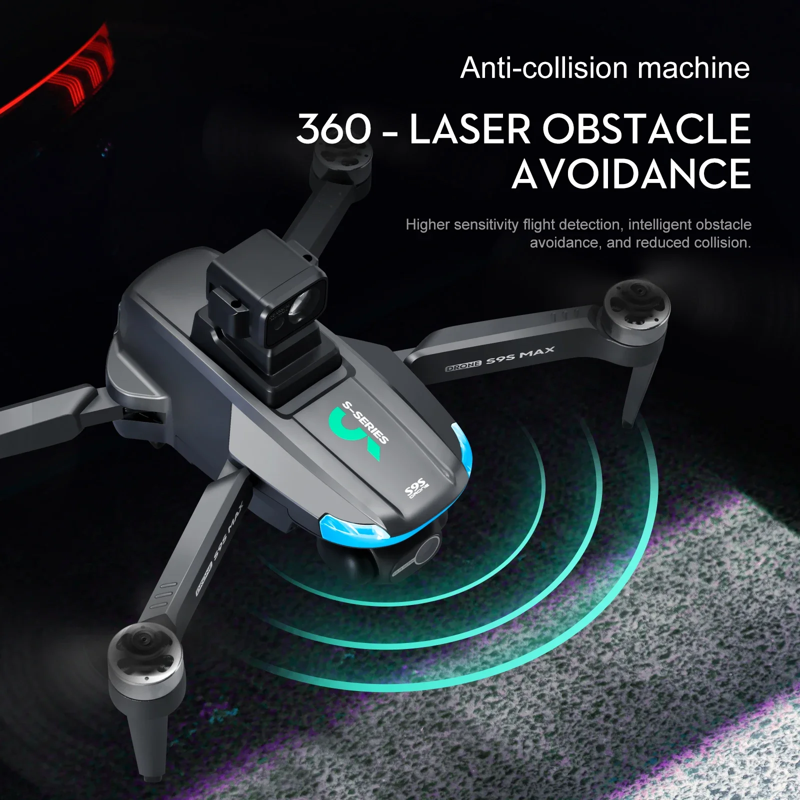 NIEUWE S9S MAX MINI Drone 4K 2 - Drone Remote Controller Lanyard recensie en prijs