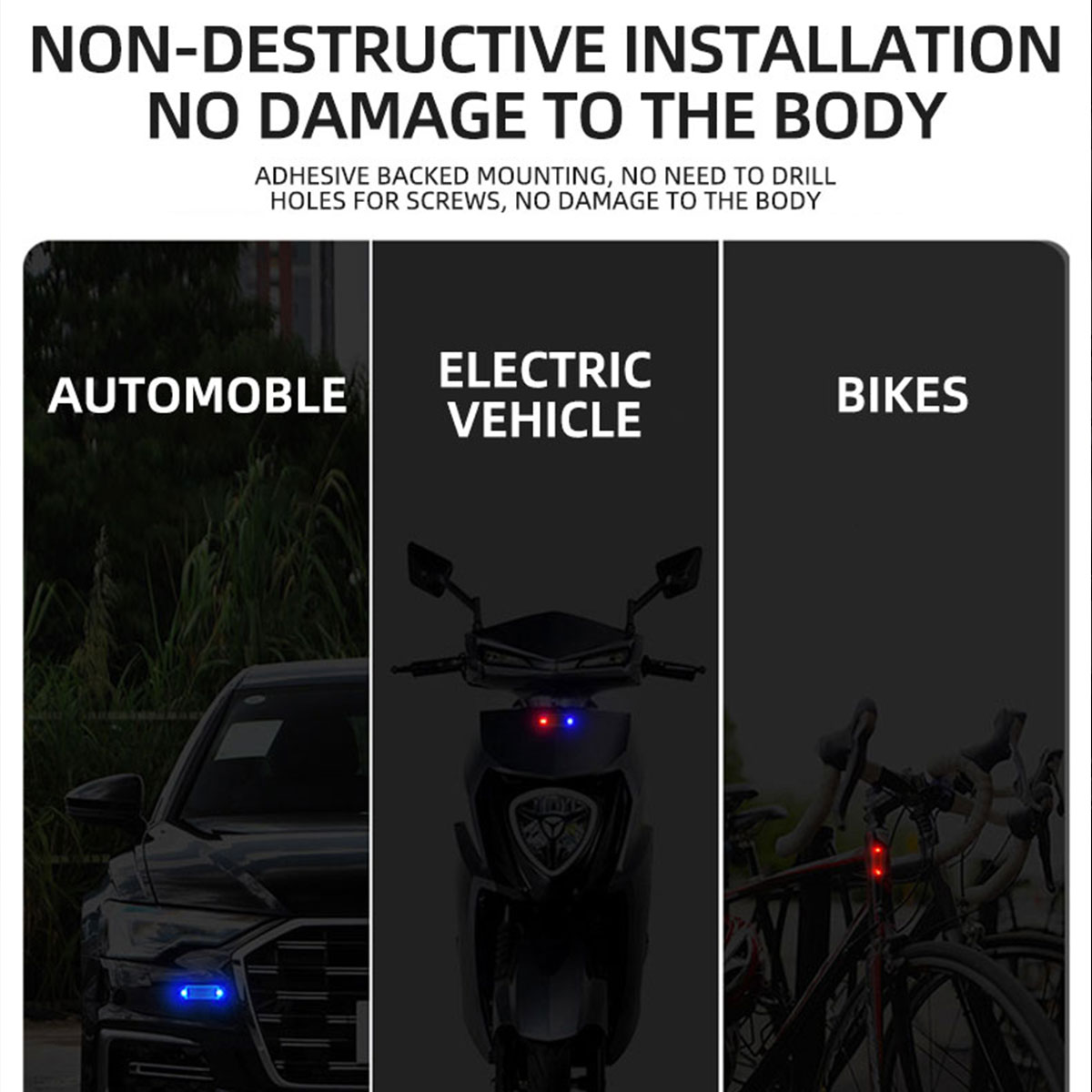 Zonne-Energie Anti-Diefstal Al - Drone Strobe Light recensie en prijs
