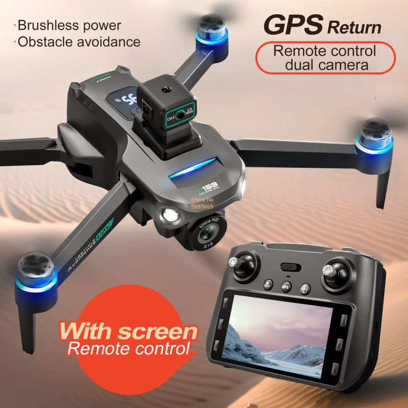 8K Dual Camera 5G WIFI FPV Afs - Drone Beacon Light recensie en prijs