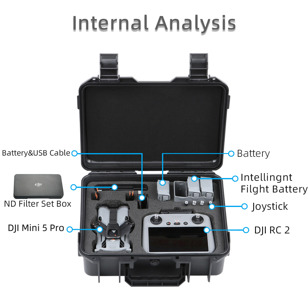Case Voor DJI Mini 5 Pro Explo - Drone Hard Shell Case recensie en prijs