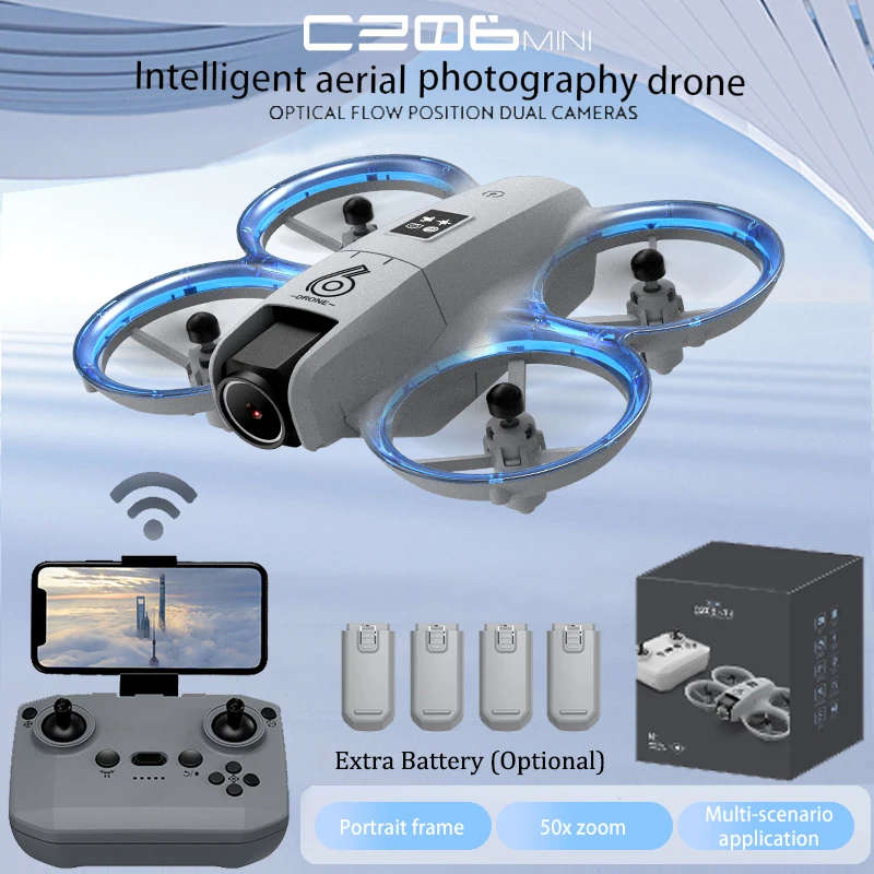 CZ06 Mini RC Quadcopter Drone  - Drone Remote Controller Lanyard recensie en prijs
