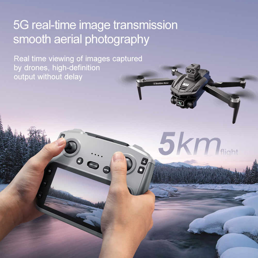 V168 PRO Max GPS Drone 8K Prof - Drone Controller Screen recensie en prijs