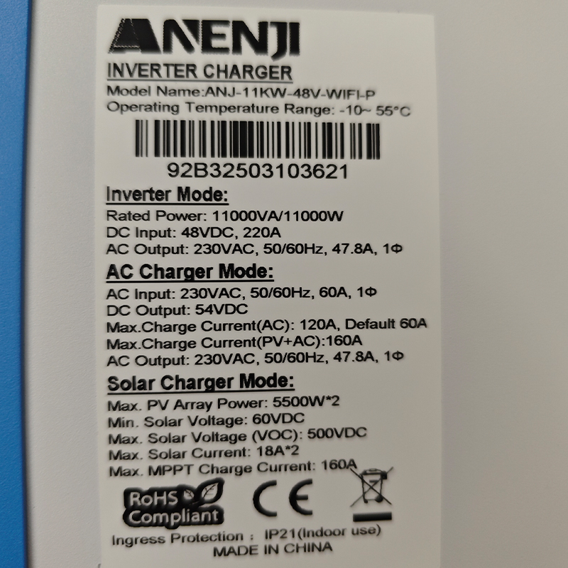 ANENJI 11KW 48V Hybride Solar  - Drone Solar Charger recensie en prijs