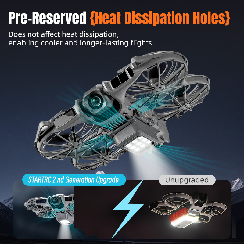 STARTRC LED-landingsgestel voo - Drone Strobe Light recensie en prijs